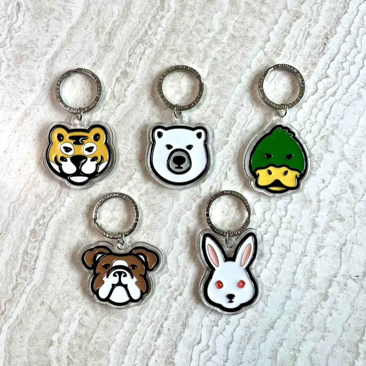 Human Made Acrylic Animal Keyring